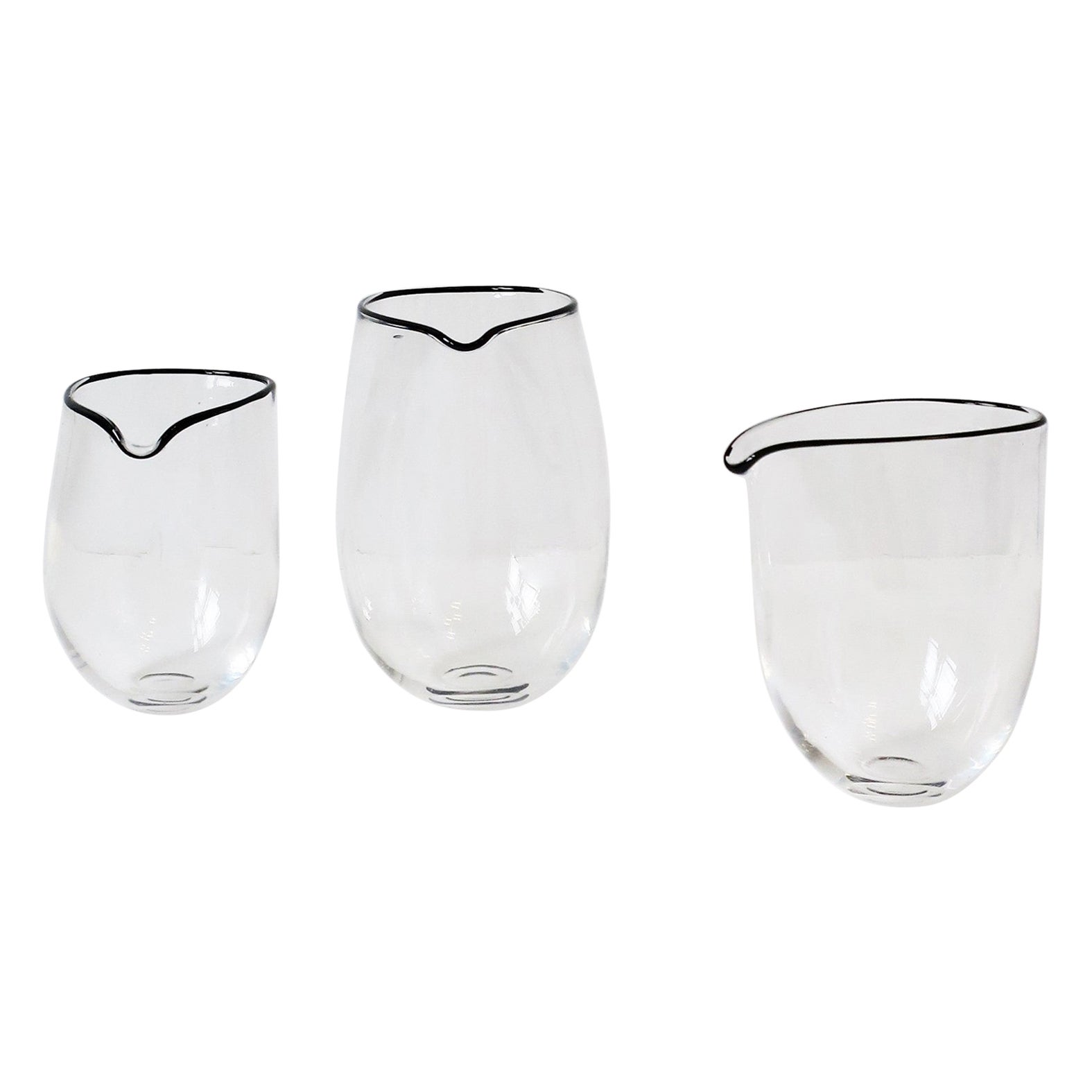 Cocktail Becher Krug Barware Set Englisch, ca. 1990er Jahre