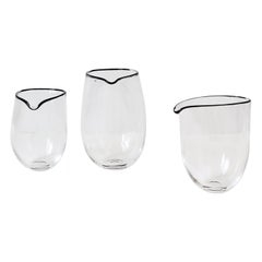 Cocktail Becher Krug Barware Set Englisch, ca. 1990er Jahre