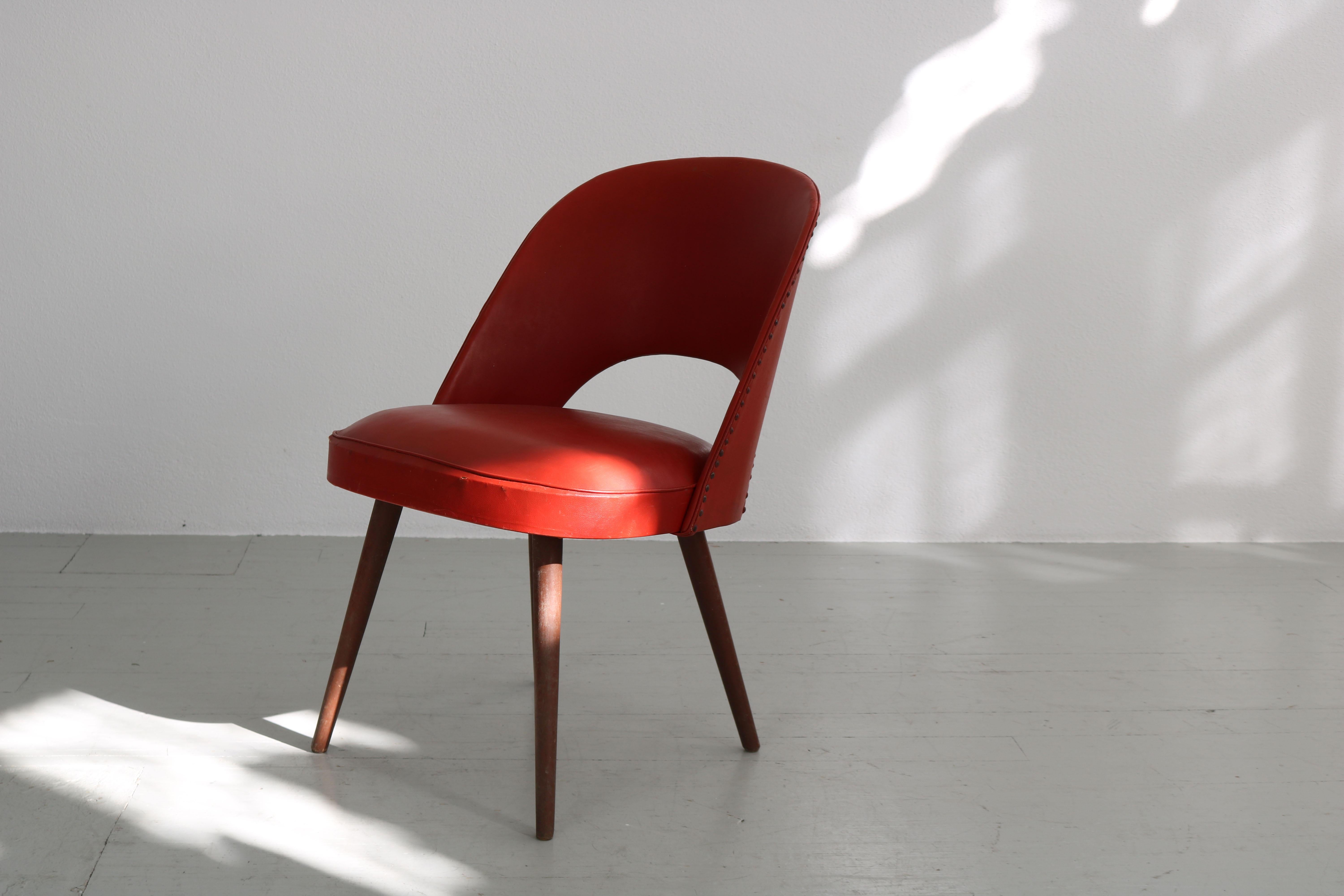 Cocktail Chair, Thonet, Vienna, 1950s For Sale 12