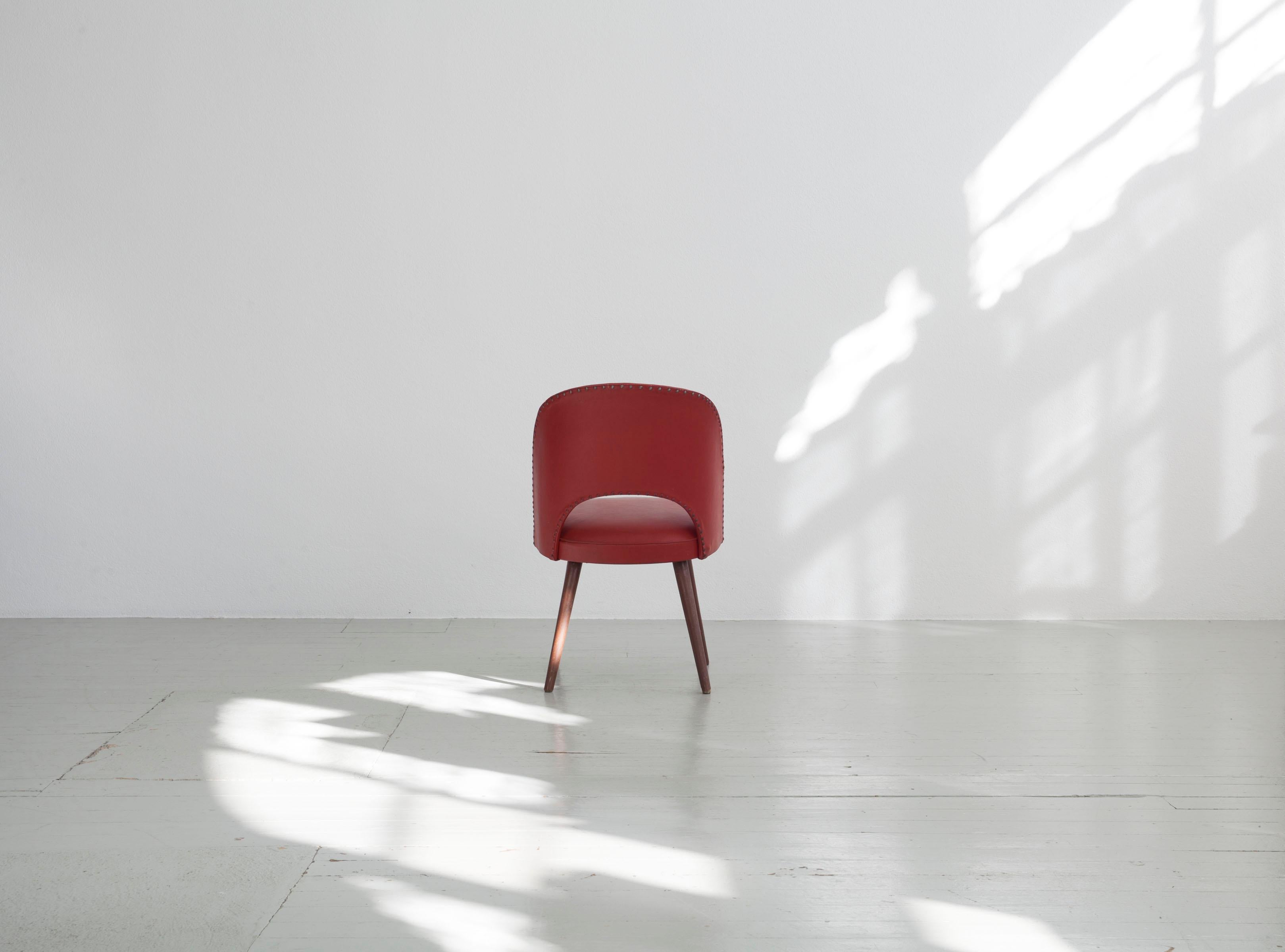 Cocktail Chair, Thonet, Vienna, 1950s In Good Condition For Sale In Wolfurt, AT