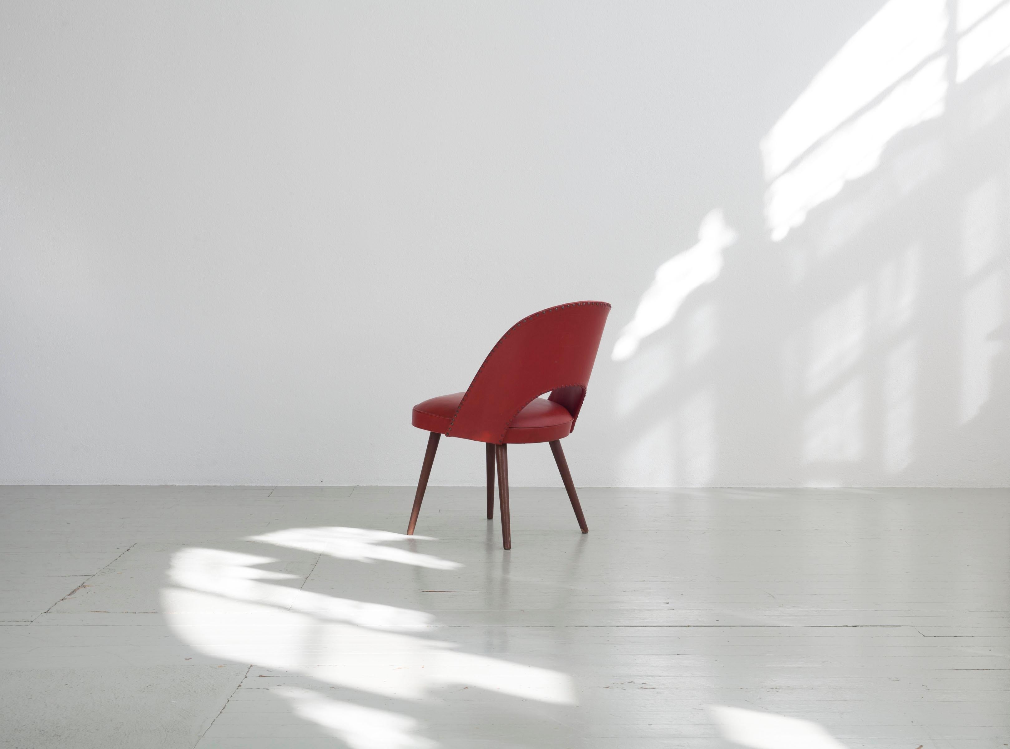 Mid-20th Century Cocktail Chair, Thonet, Vienna, 1950s For Sale