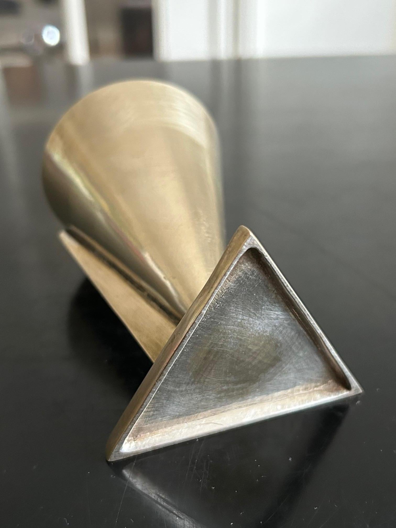 Plaqué argent Tasse de cocktail attribuée à la Maison Desny en vente