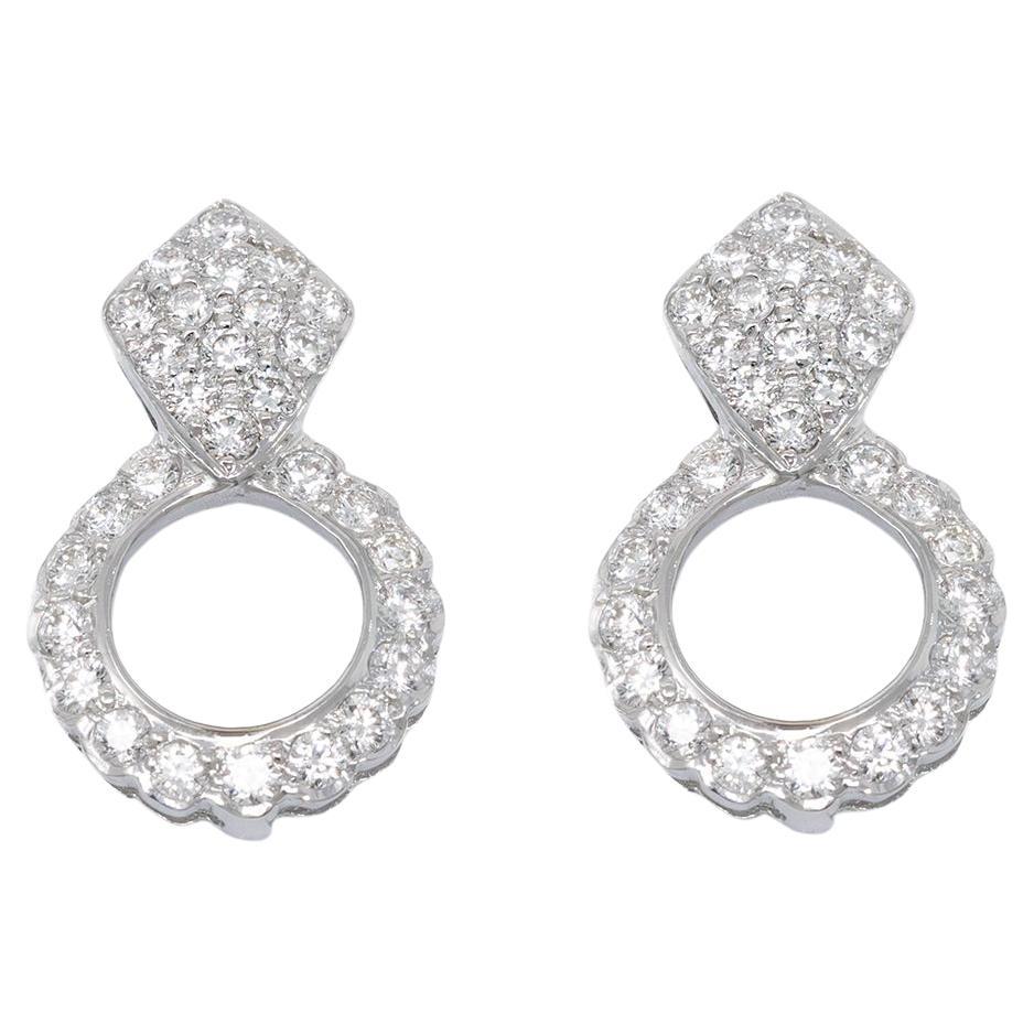 Orecchini con diamanti da cocktail 1,25 carati.