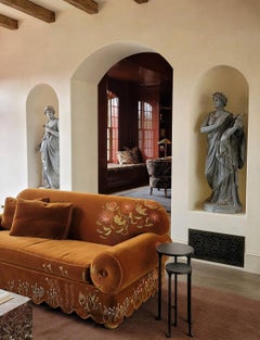 Cocktail Tables Moderno Circolare Rotondo Minimalista Contemporaneo Acciaio Annerito