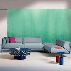 Cocktail Low Blue Side Table by Angeletti Ruzza