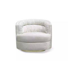 Cocktail Metal Base Armchair