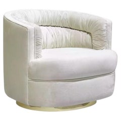 Poltrona Cocktail con base in metallo