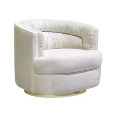 Cocktail Metal Base Armchair - In Stock USA