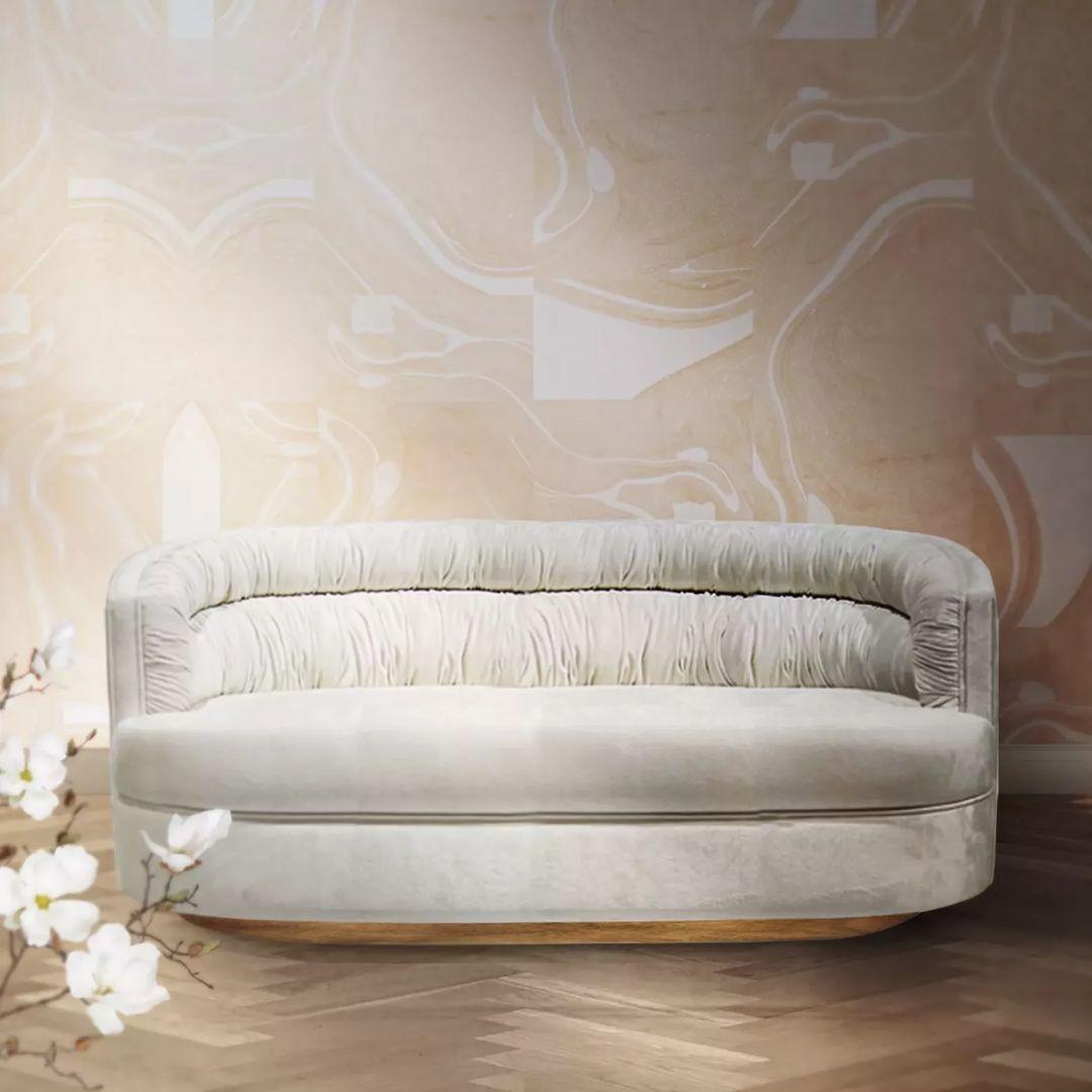 Hand-Crafted Cocktail Metal Base Sofa For Sale