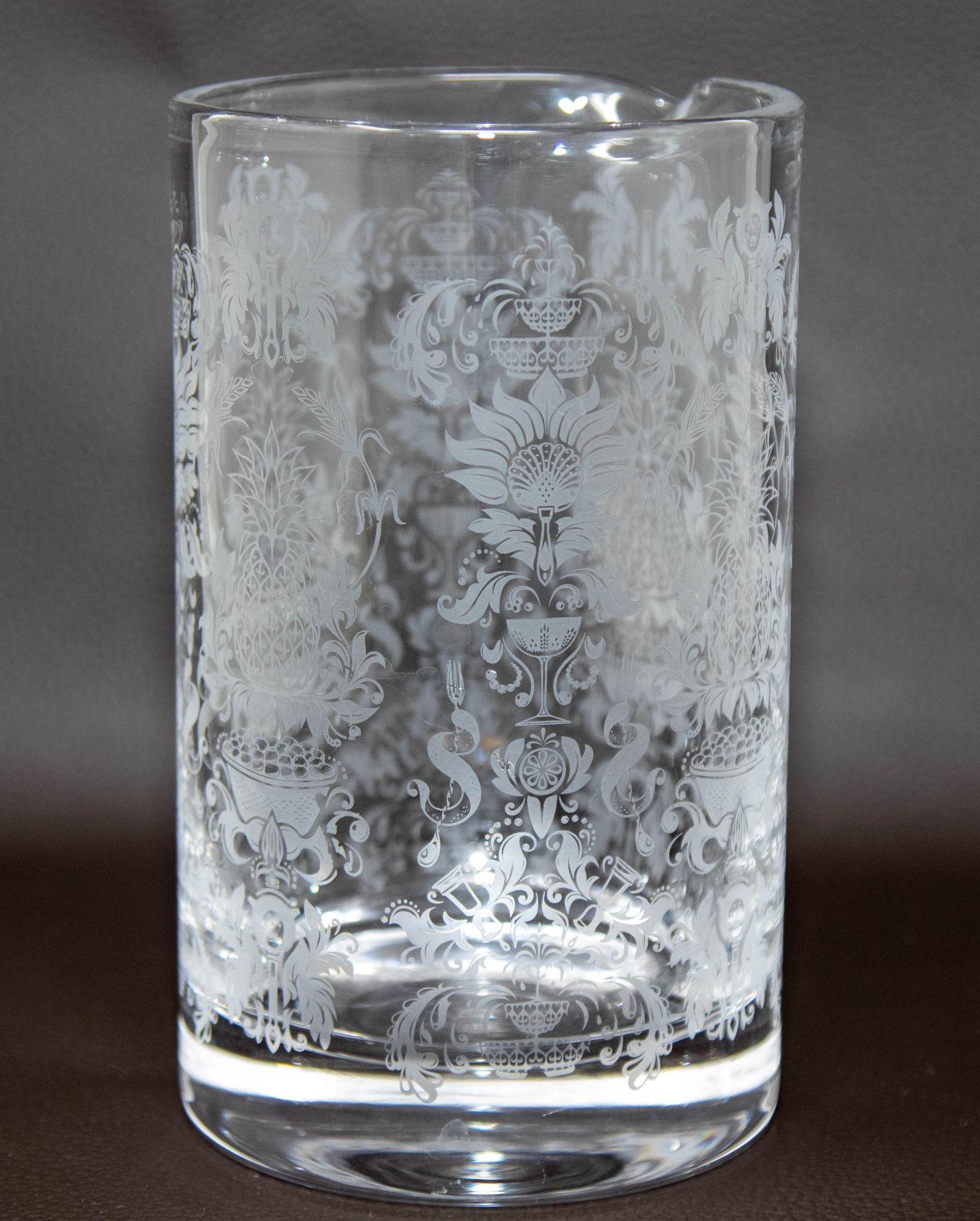 Bicchiere di vetro acidato per la miscelazione di cocktail in vendita 3