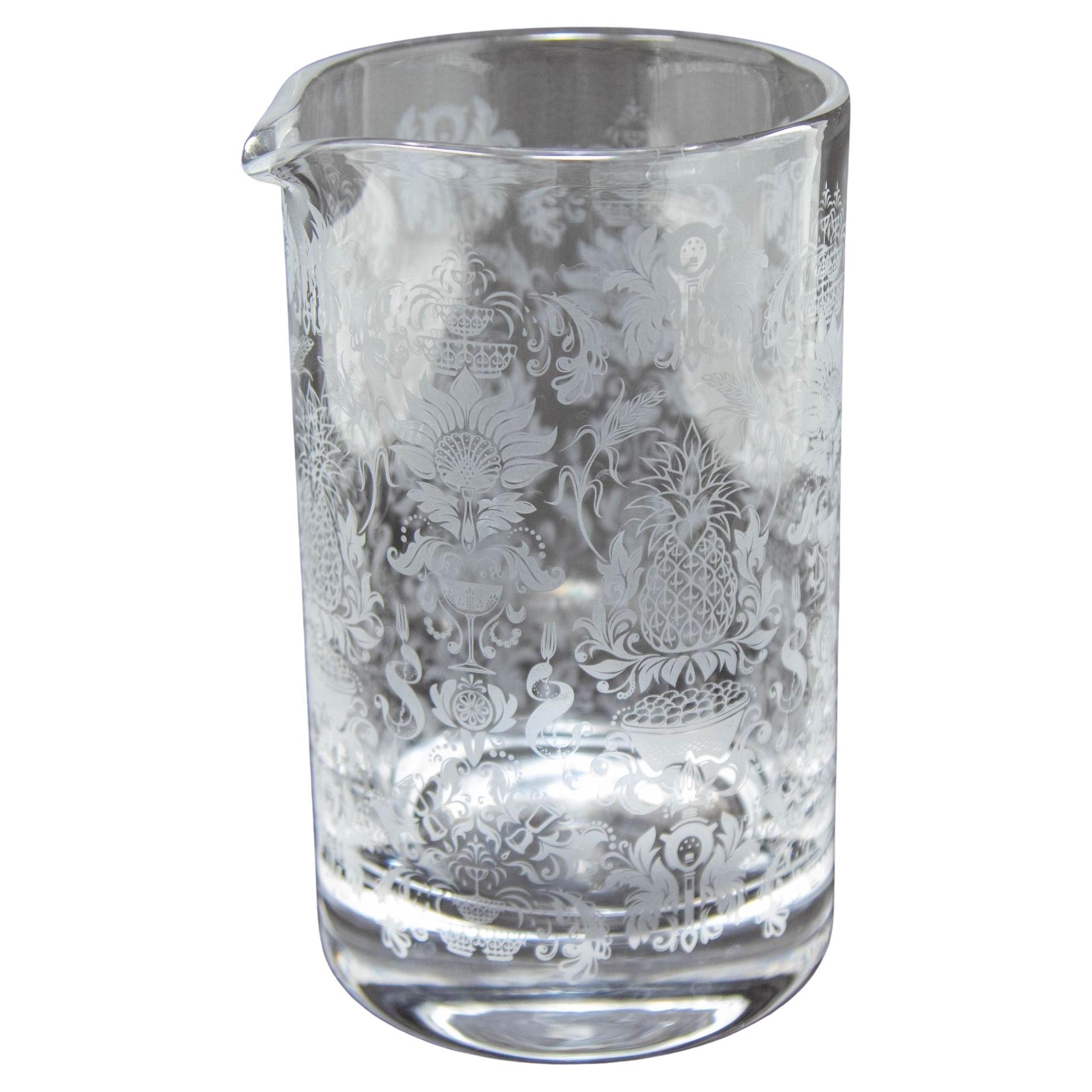Bicchiere di vetro acidato per la miscelazione di cocktail in vendita