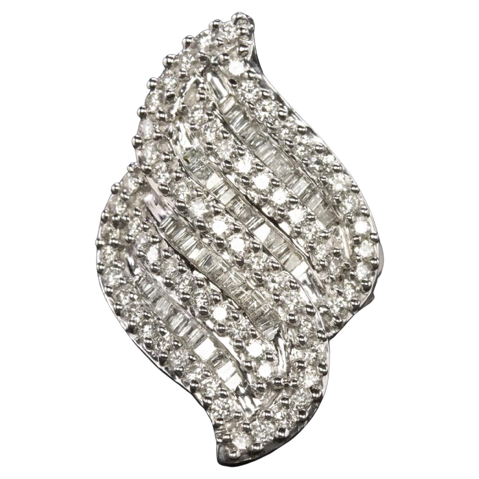 Cocktail Pave 2 Carat  Diamond Ring For Sale