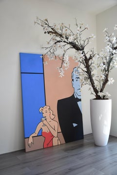 "Cocktail" Pop Art Painting by Luc Verschuuren 2001