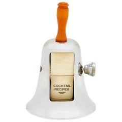 Antique Cocktail Recipe Menu Bell