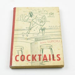 Cocktail Recipes Book by Jean Lupoiu Rare 1948 Edition