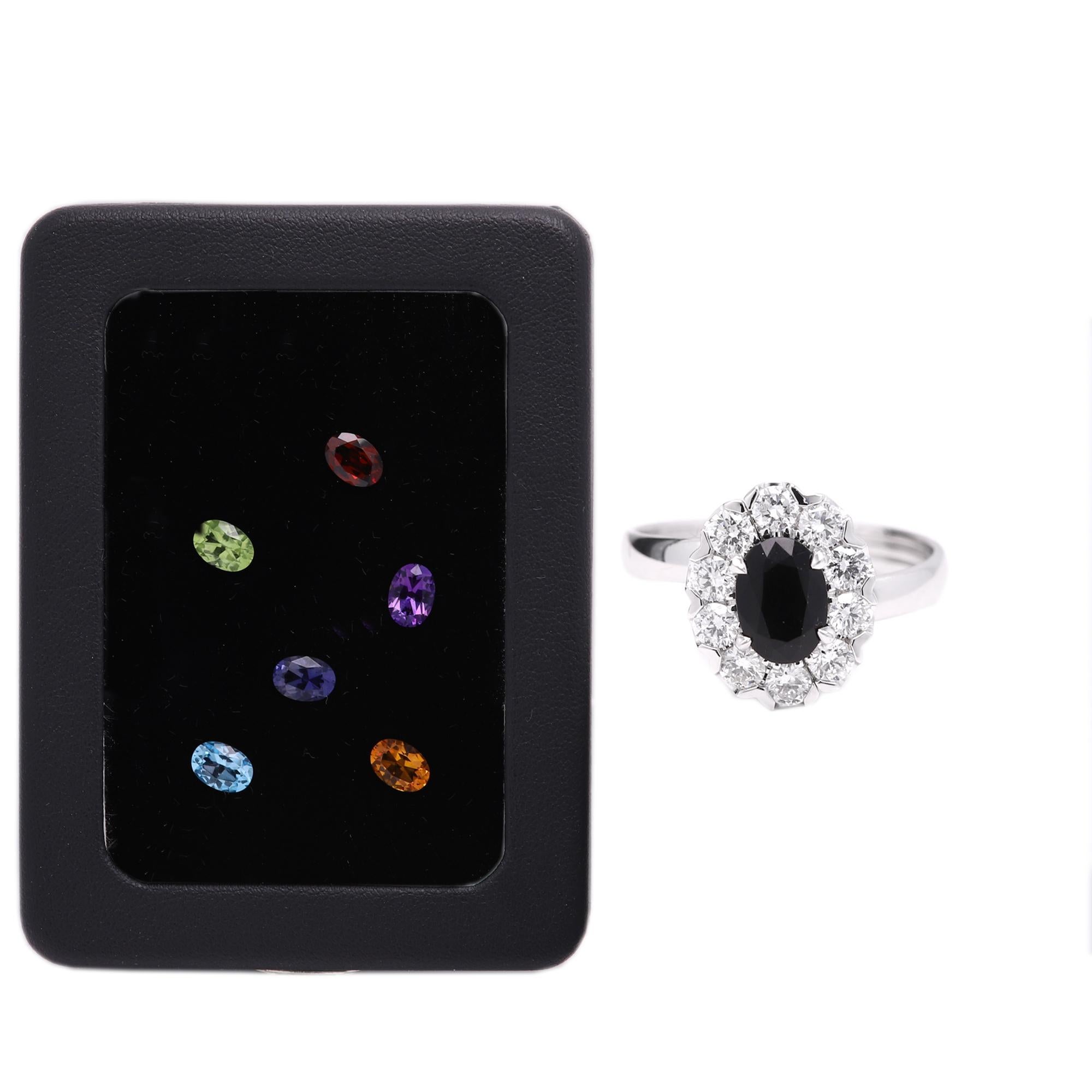 ring with changeable stones