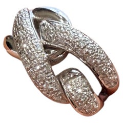 Cocktail ring braided design 14KT gold
