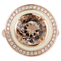 Cocktail Rings 8.5 Ct. Topaz Ring 14K Gold Statement Rings, 14k Solid Gold Ring