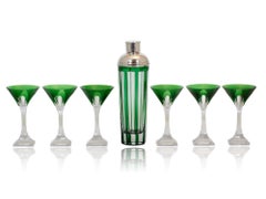 Cocktail Set Silver Mounted by David Redman