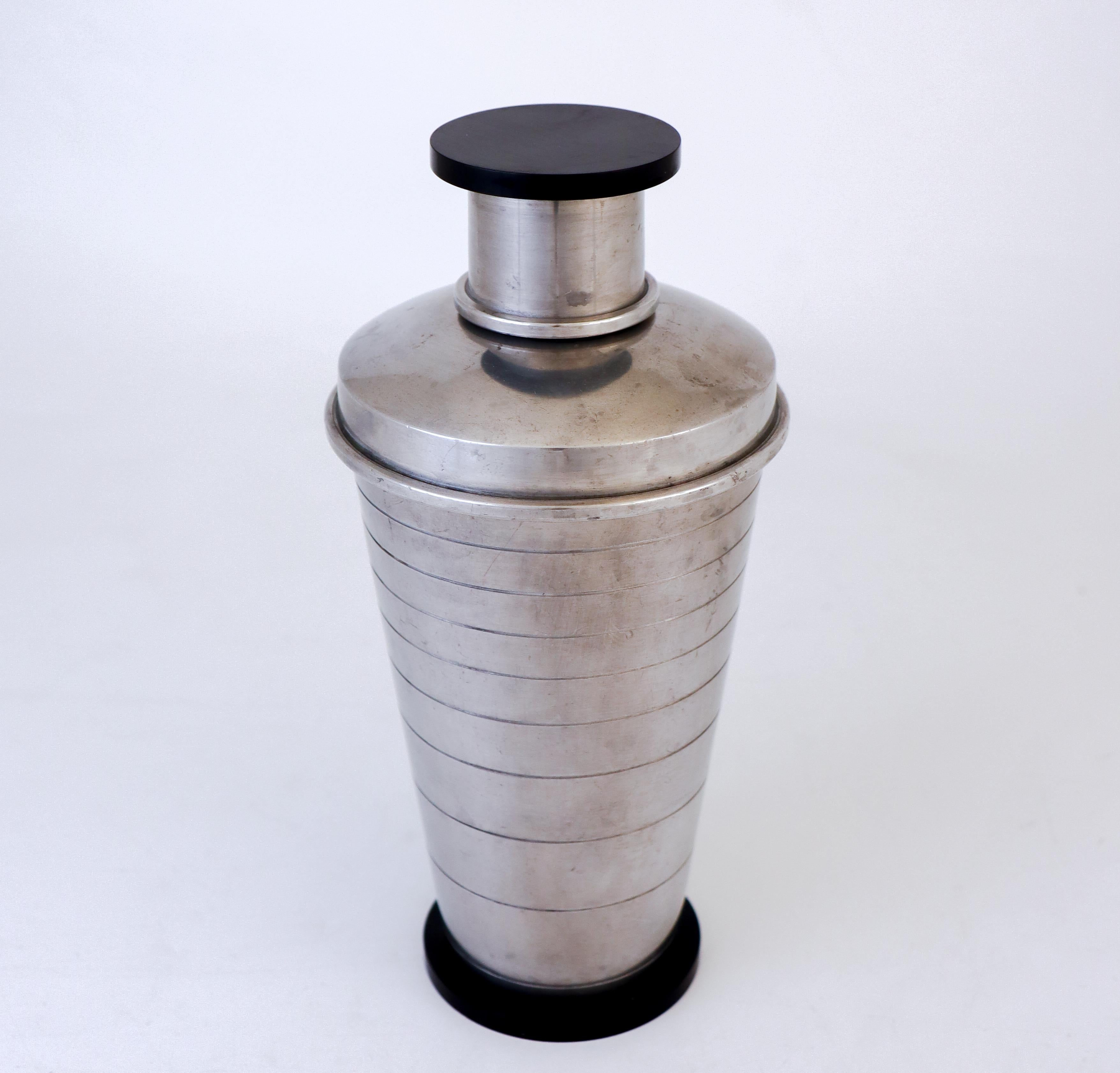 Swedish Cocktail Shaker - Art Deco 1930 - Carl-Einar Borgström - Ystad Metall