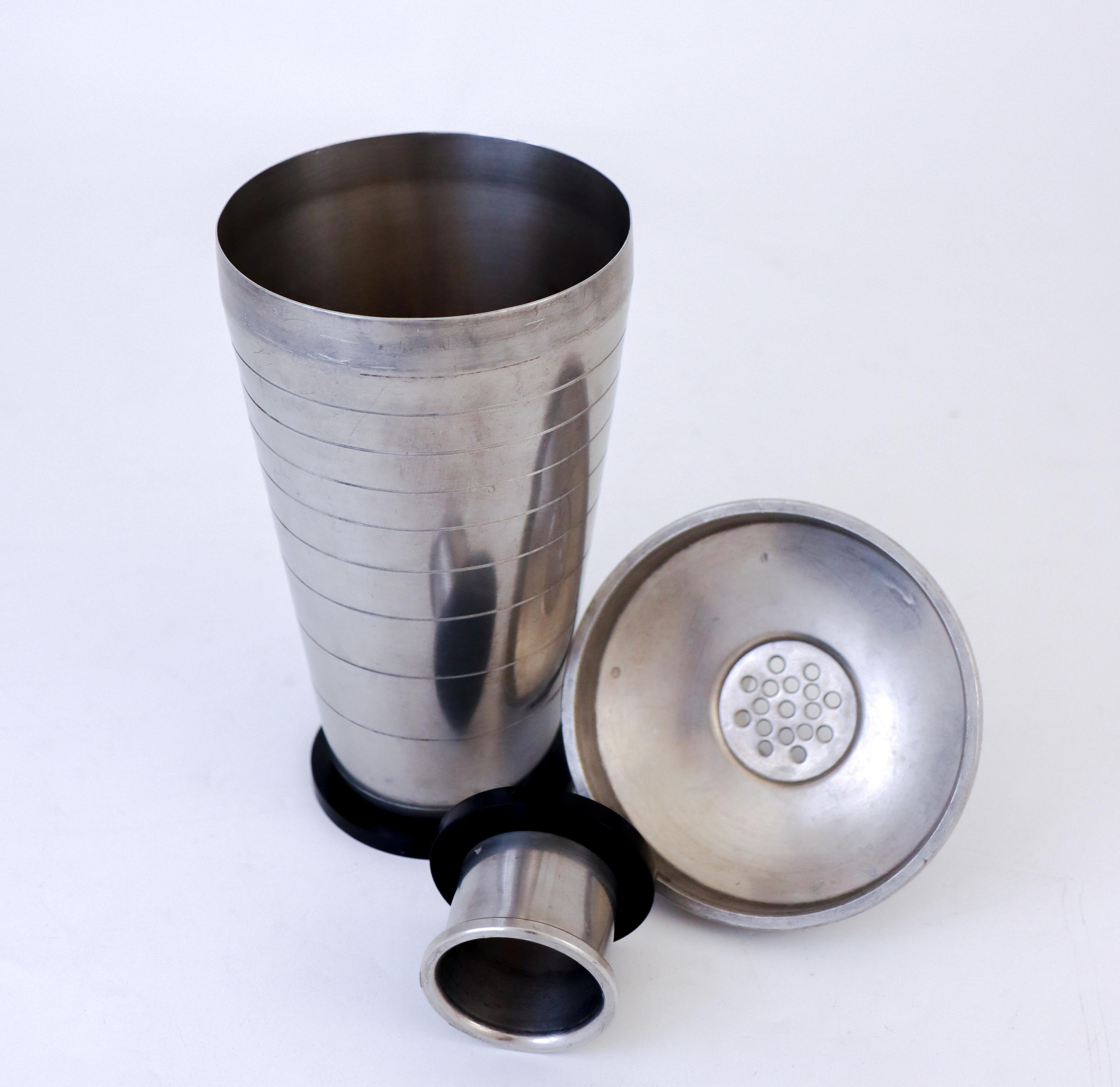 Pewter Cocktail Shaker - Art Deco 1930 - Carl-Einar Borgström - Ystad Metall