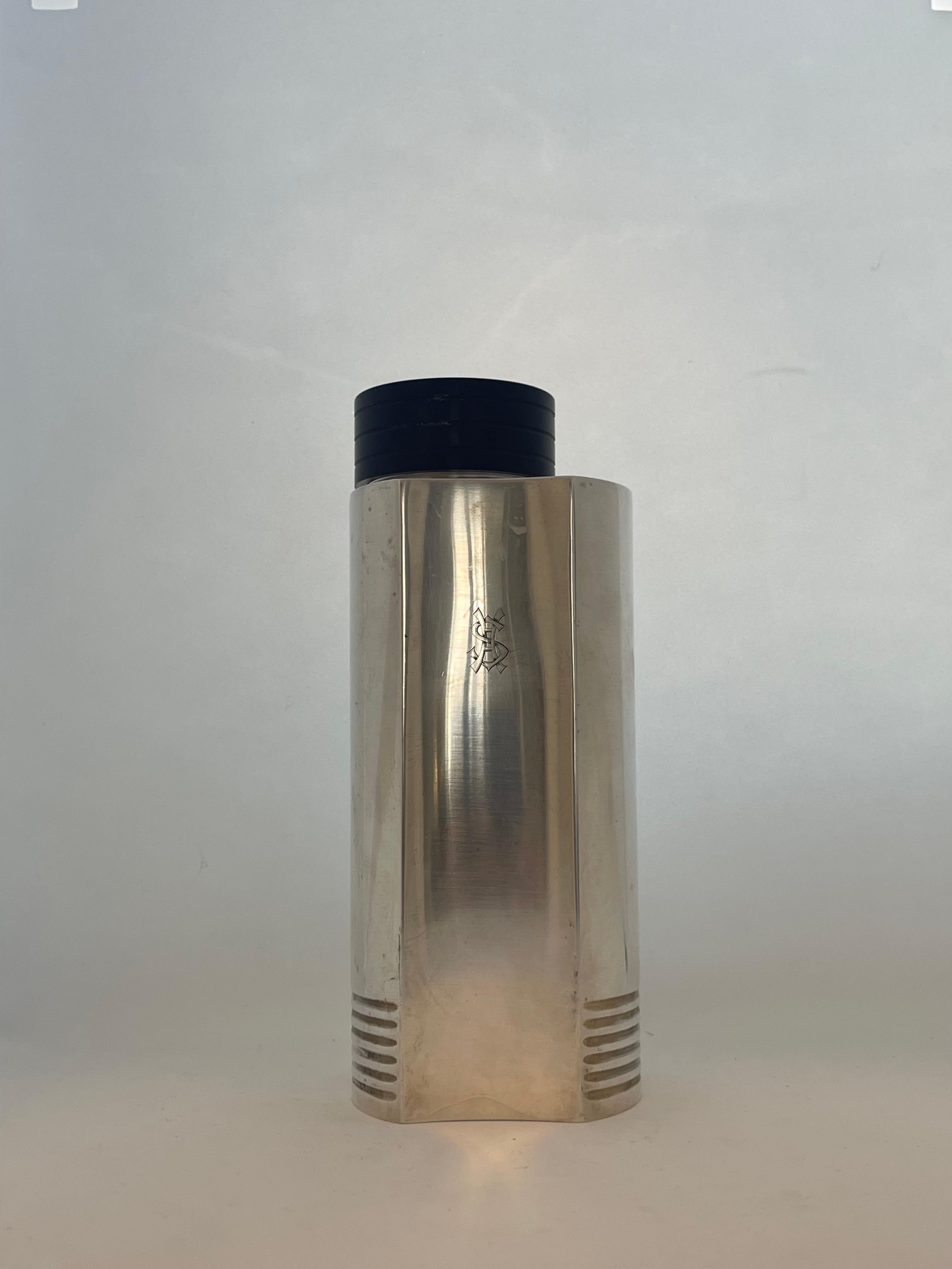 Cocktail Shaker by Folke Arstrom Silver Plated for Gab Sweden, 1930 For Sale 2