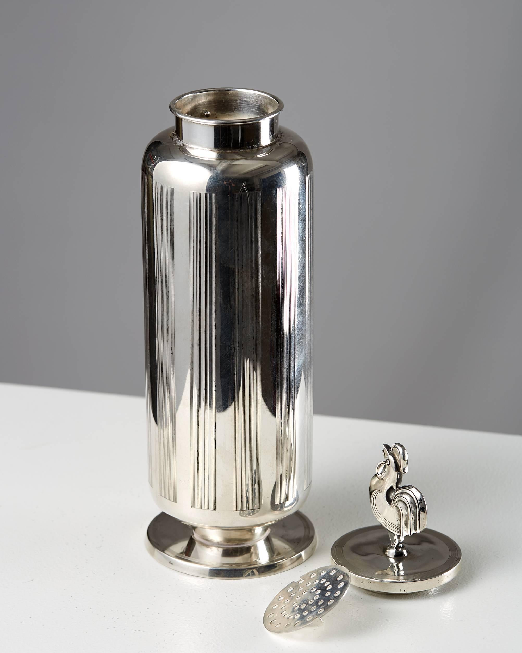 Mid-20th Century Cocktail Shaker Designed by David Andersen, Norway, 1960s