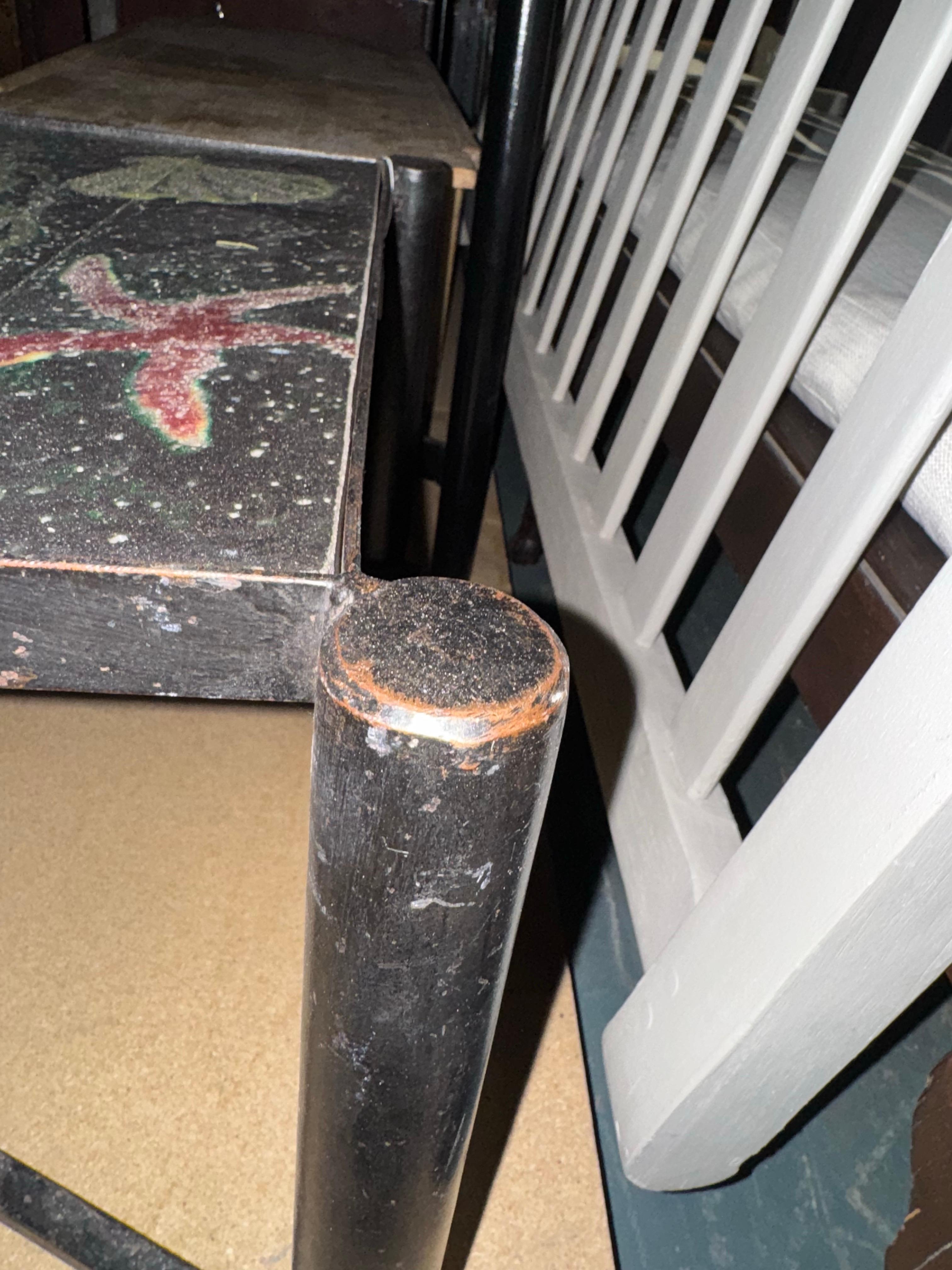 Art Deco Cocktail Table (Ocean Motif) by Jacques Adnet For Sale