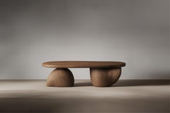 Cocktail Table Serie 69 – Sereno by NONO in Solid Wood with Pebble Legs