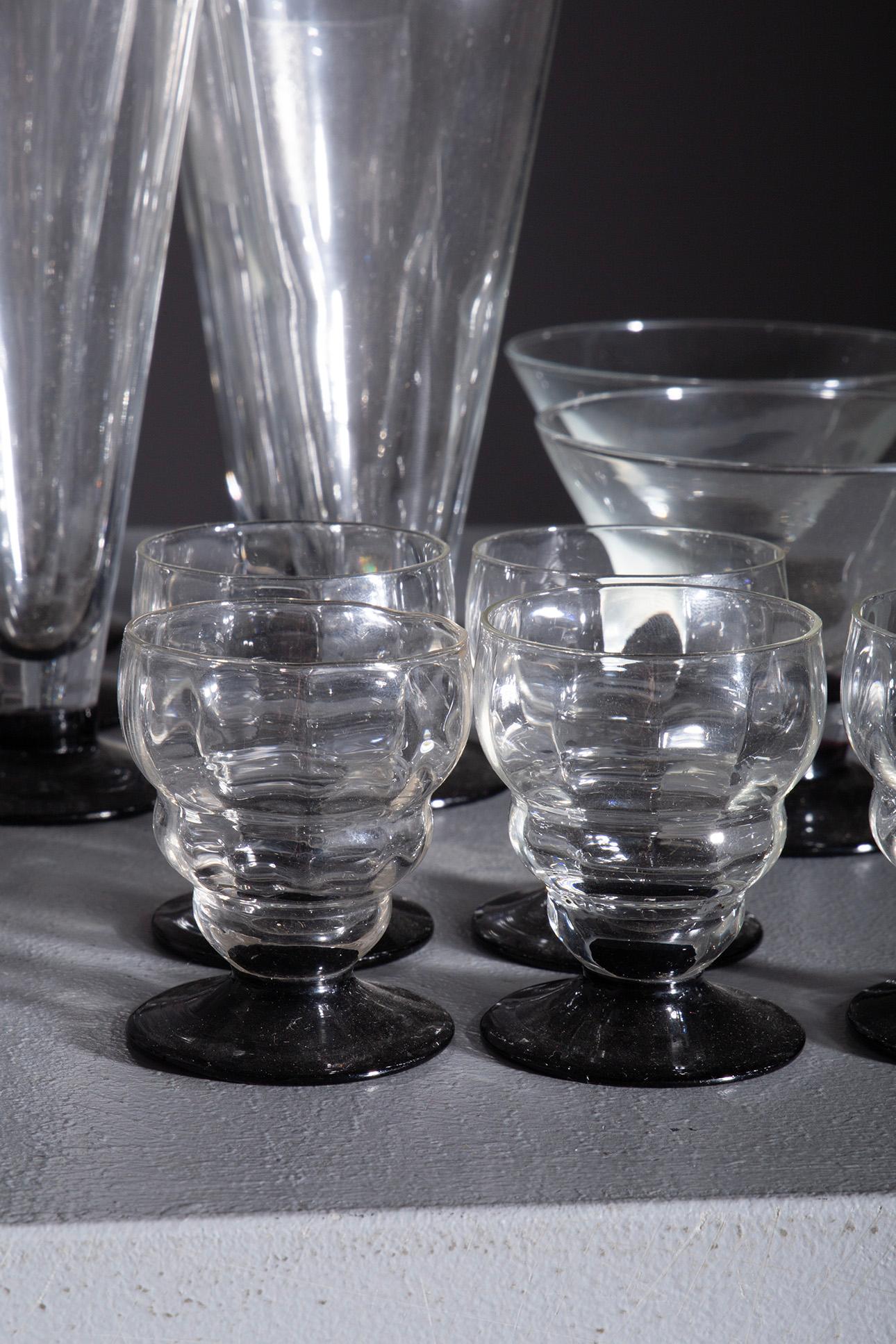 French cocktail set 'Kyoto' series from Luminarc In Good Condition For Sale In Milano, IT