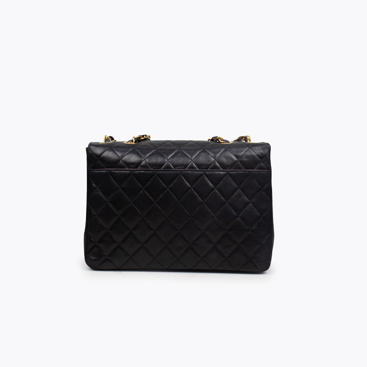 Black Coco Chanel Classic Single Flap Bag