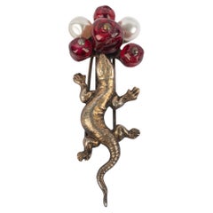 Coco Chanel lizard brooch (attributed to)