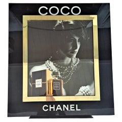 Coco Chanel Perfume Lightbox Ad 1988 Inés de la Fressange for Coco Chanel