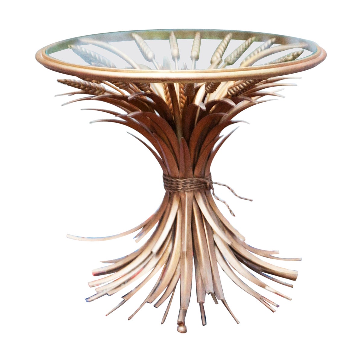 Coco Chanel Round Corn Side Table 1950s