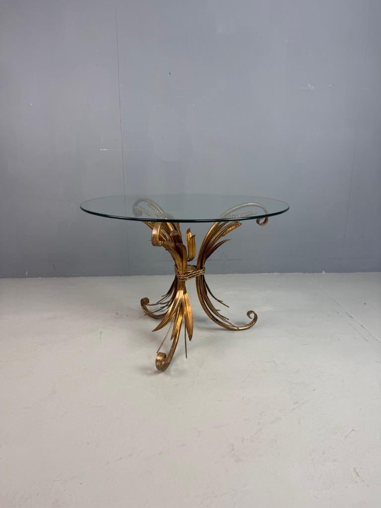 Coco Chanel sheaf of wheat side table- Hollywood Regency Style In Good Condition For Sale In The Hague, NL