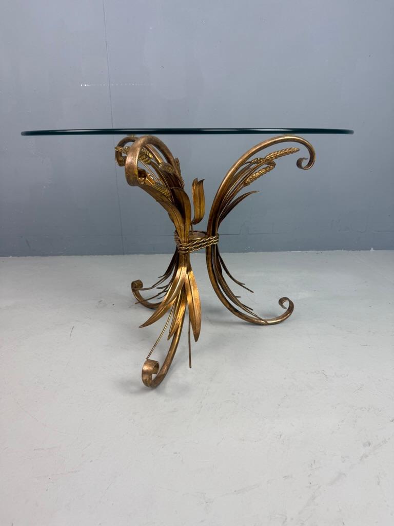 Coco Chanel sheaf of wheat side table- Hollywood Regency Style For Sale 1