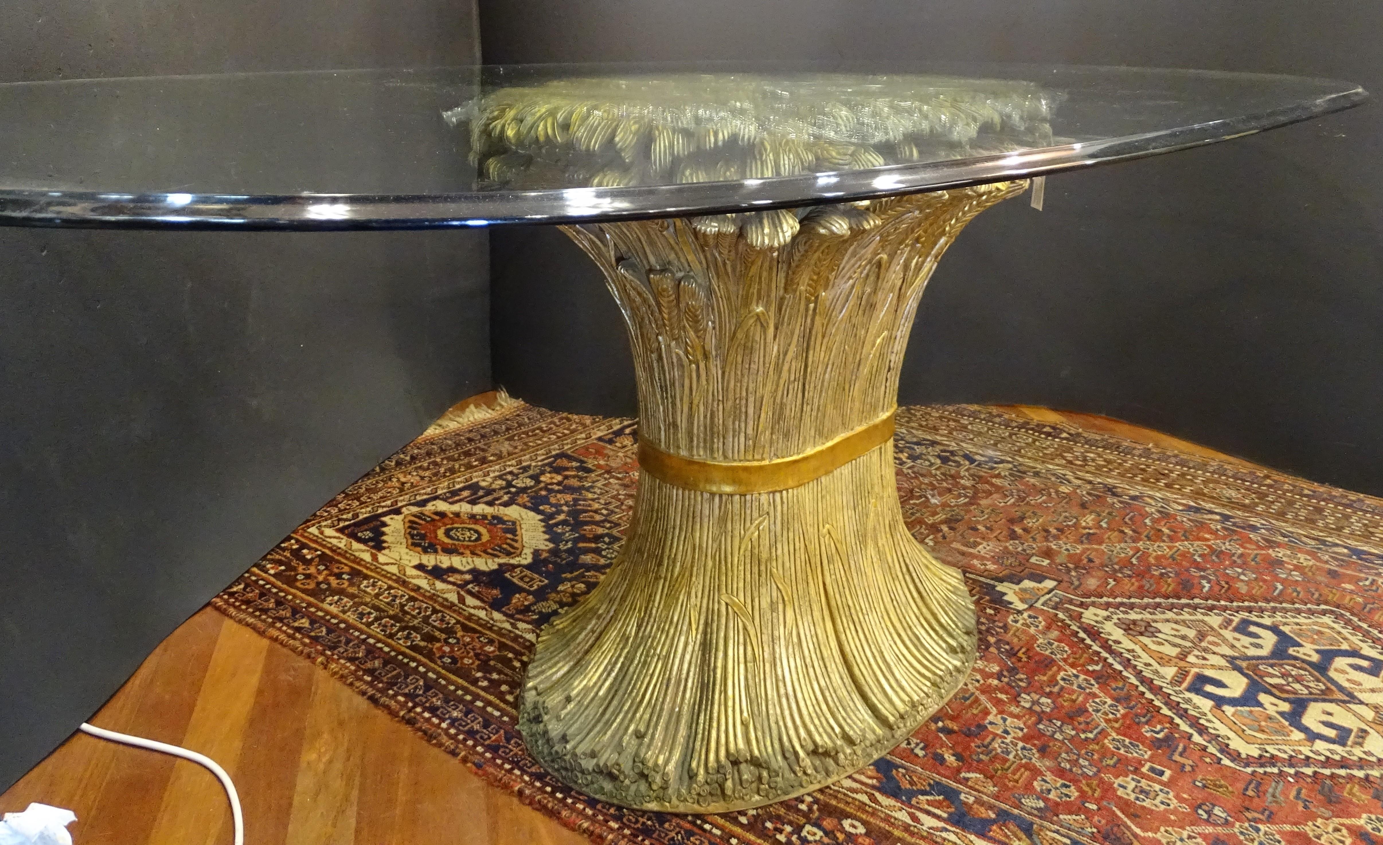 Coco Chanel Style Goldwood and Crystal Dining Table 6