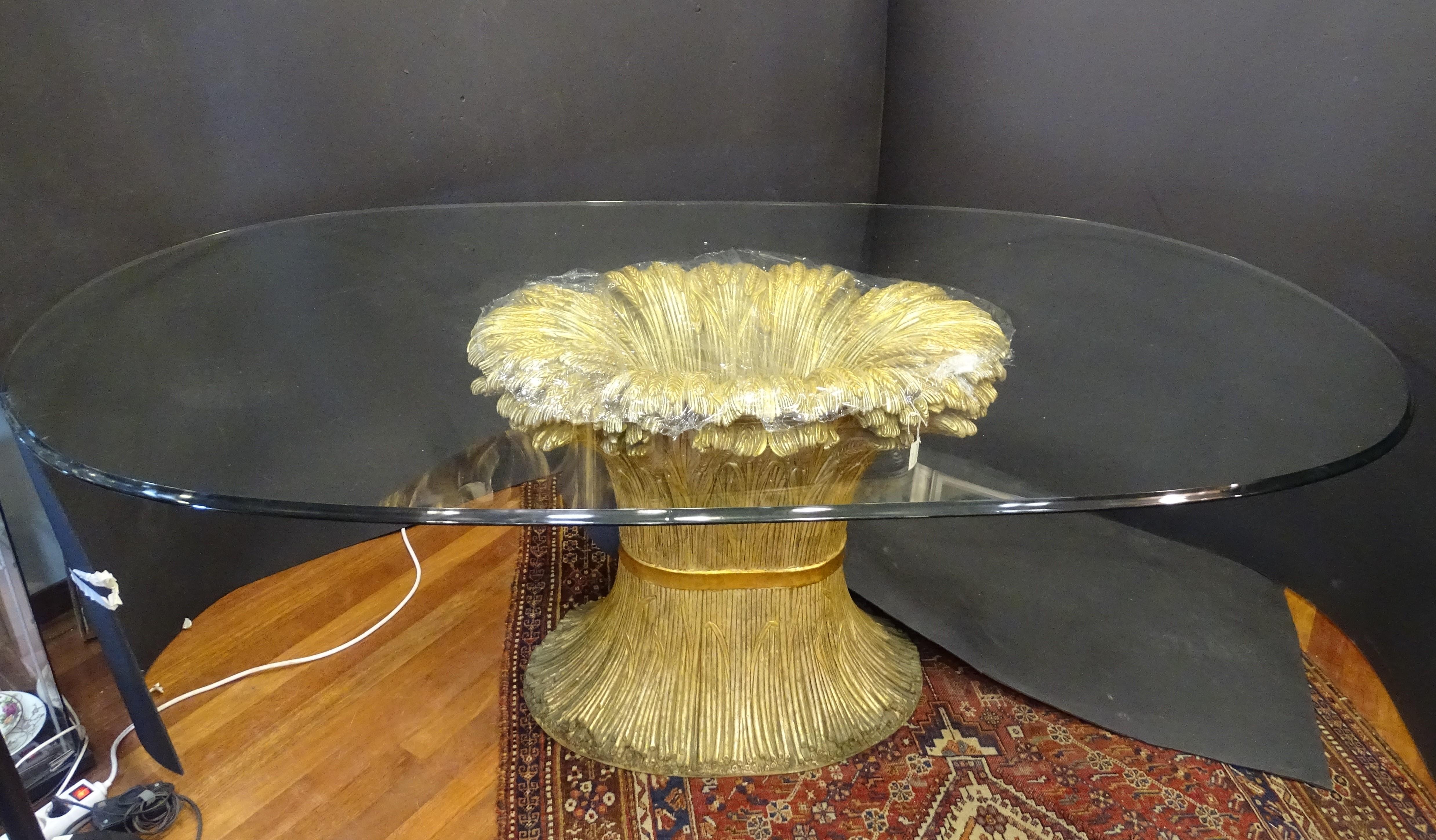 Coco Chanel Style Goldwood and Crystal Dining Table 11