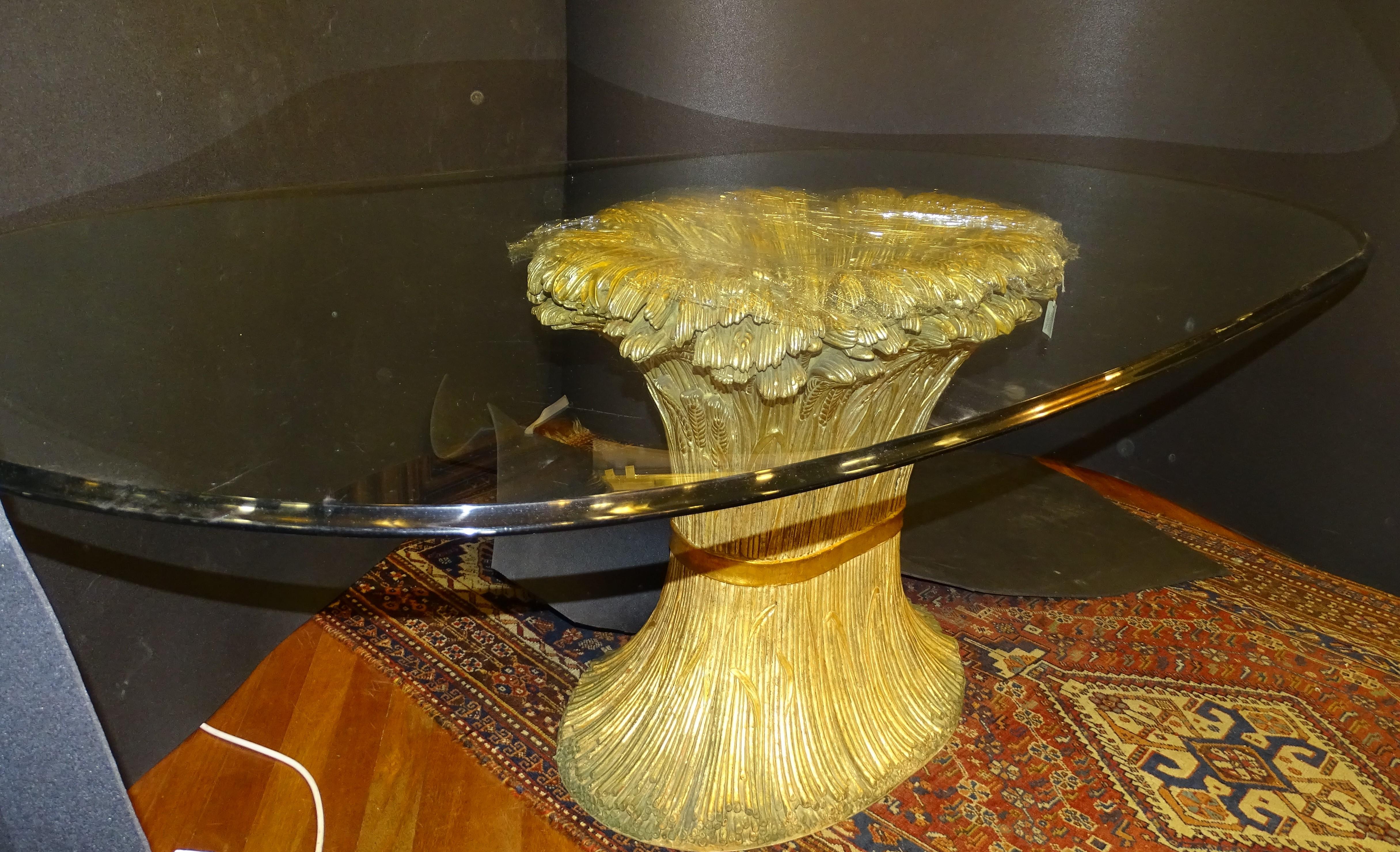 Coco Chanel Style Goldwood and Crystal Dining Table 12