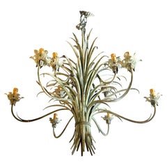 Coco Chanel Style Sheaf of Wheat Chandelier