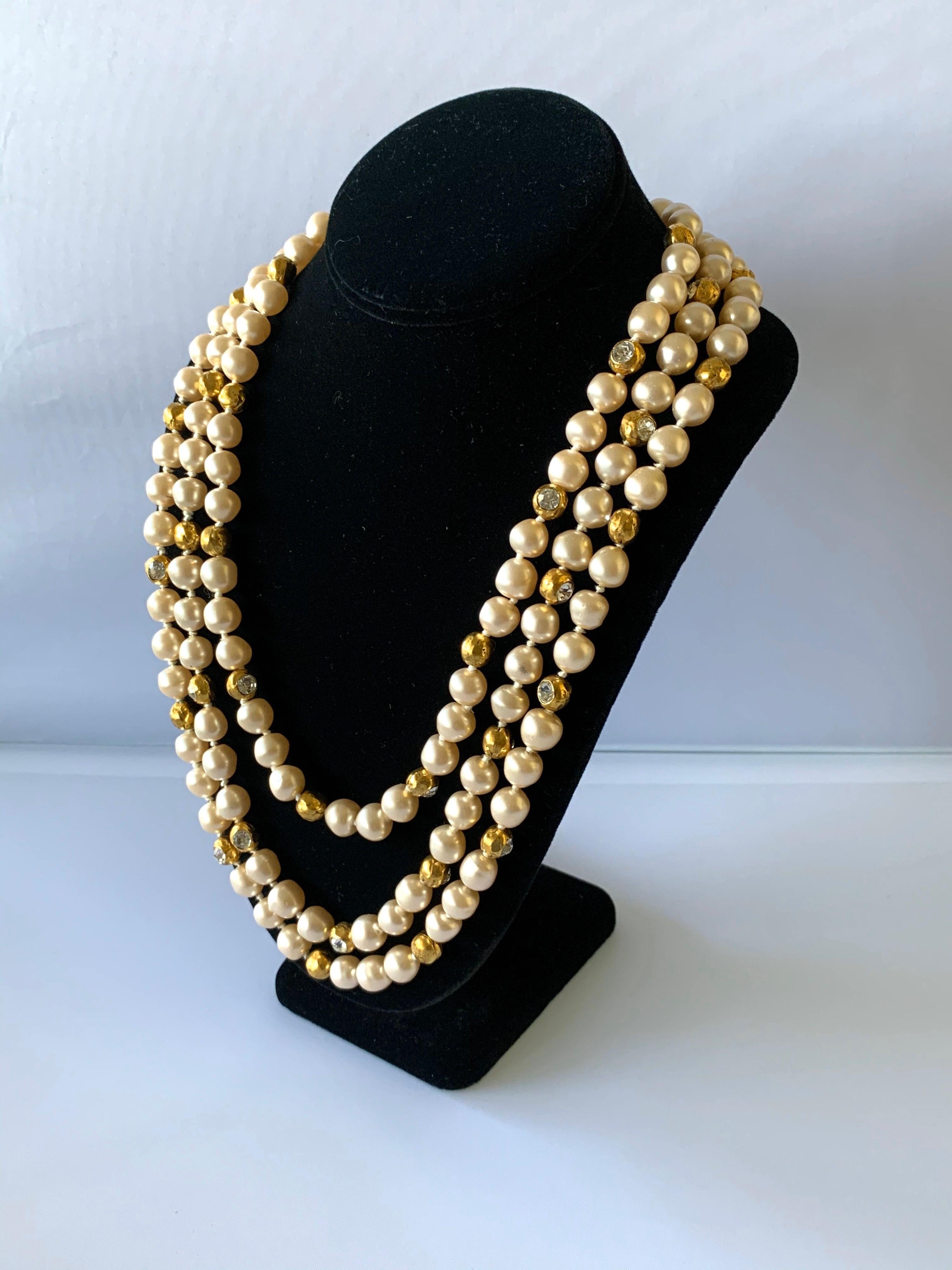 chanel statement necklace