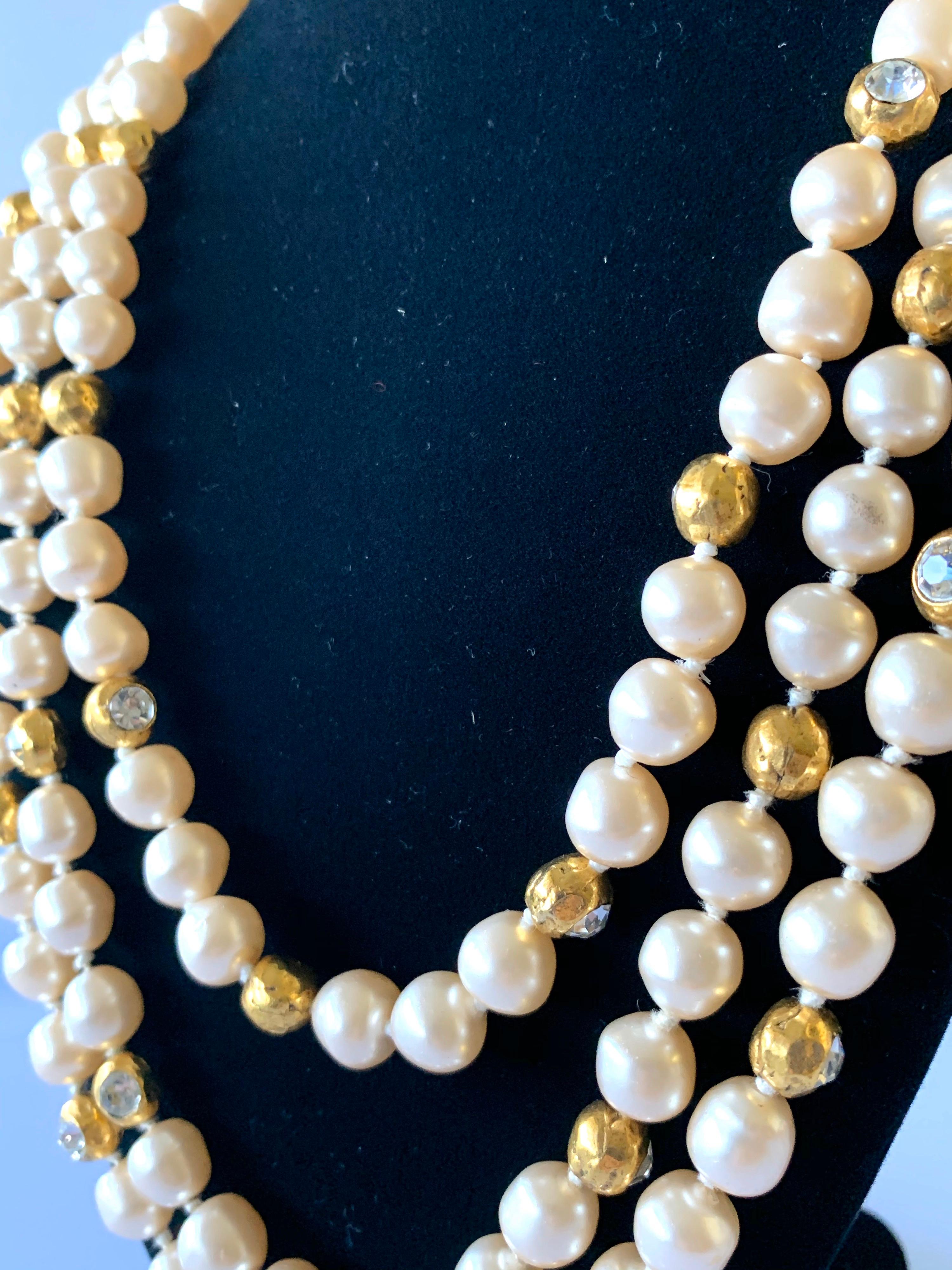coco chanel long necklace