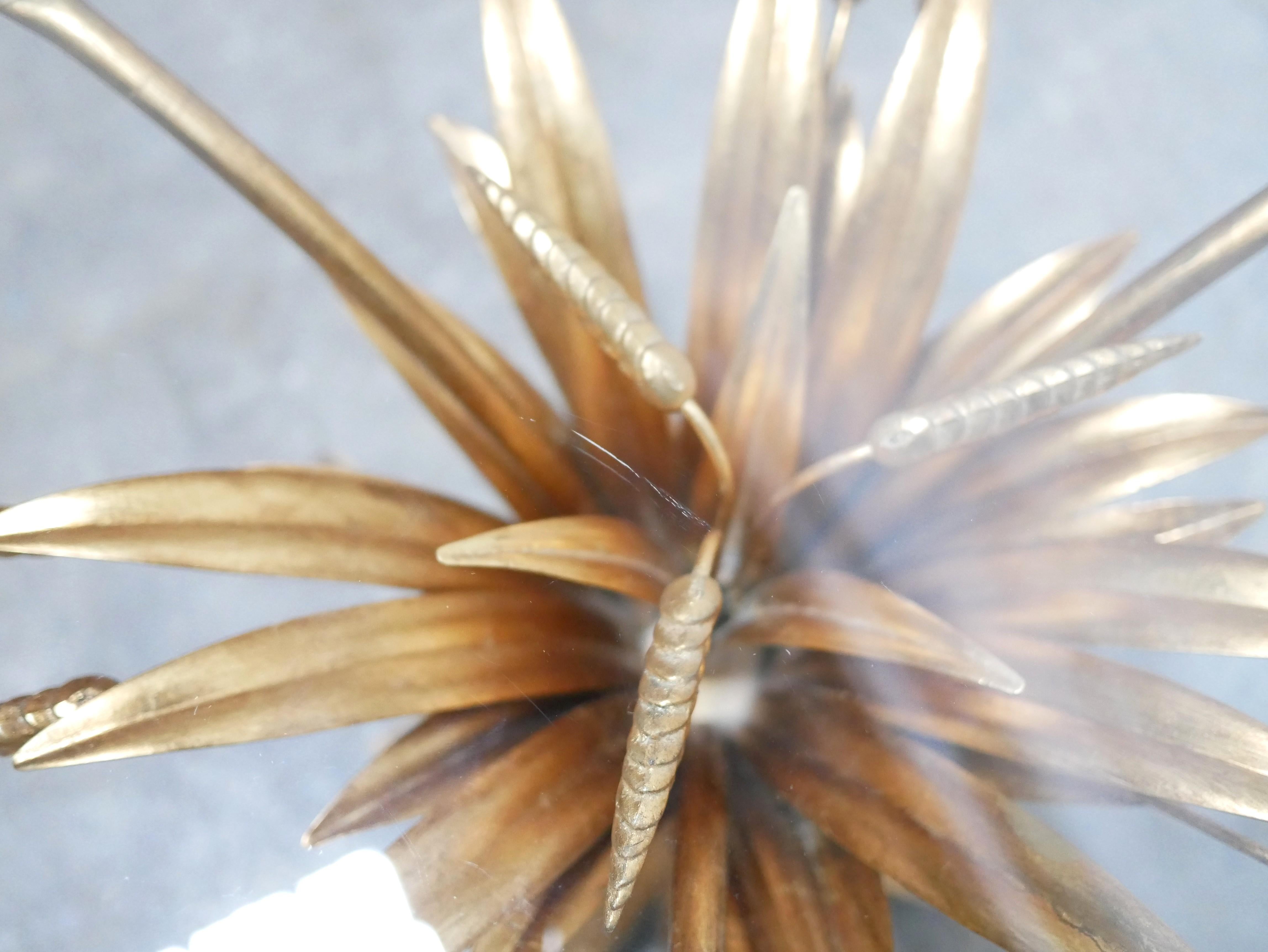 Coco Chanel vintage wheat sheaf side table 5