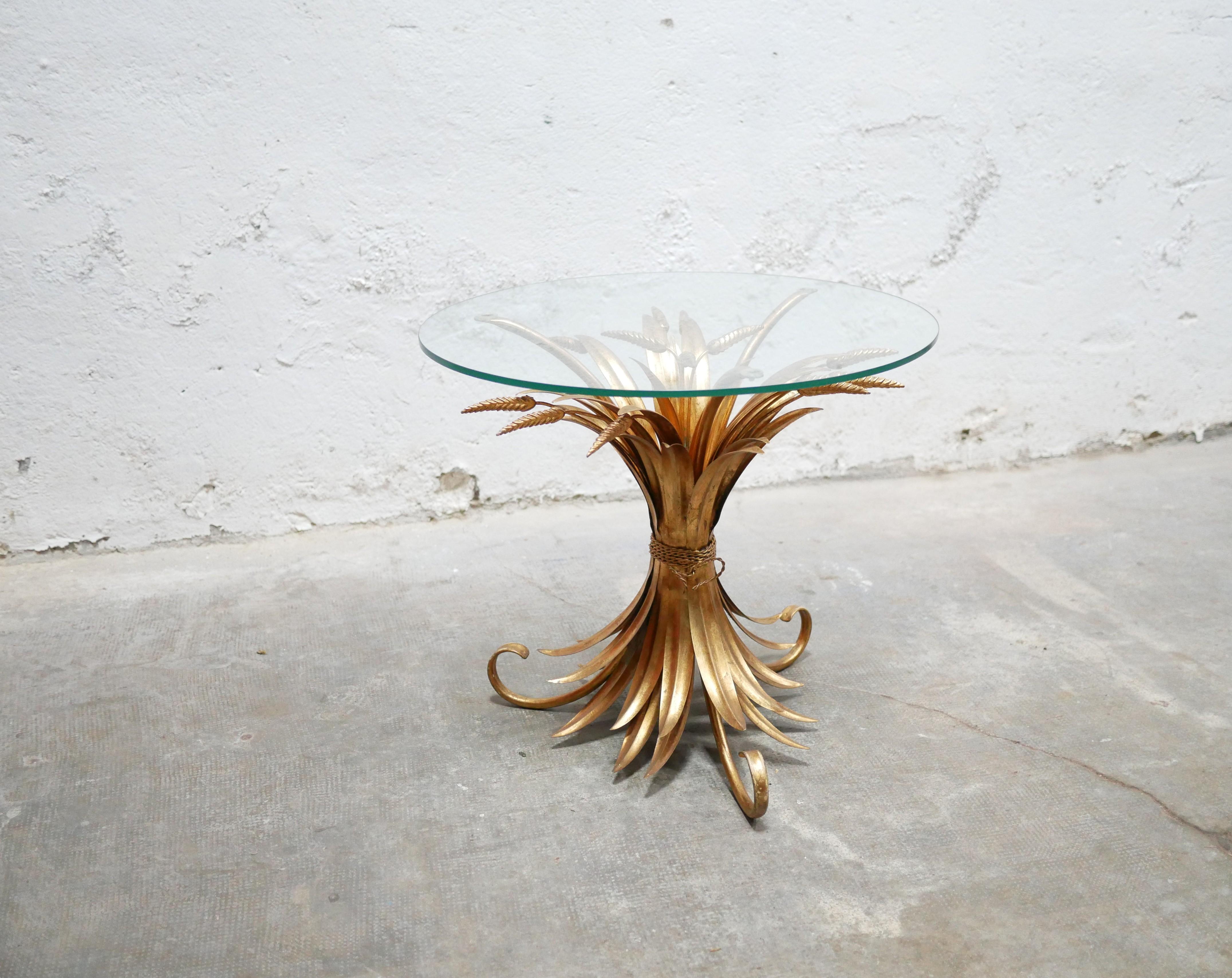 Coco Chanel vintage wheat sheaf side table 7