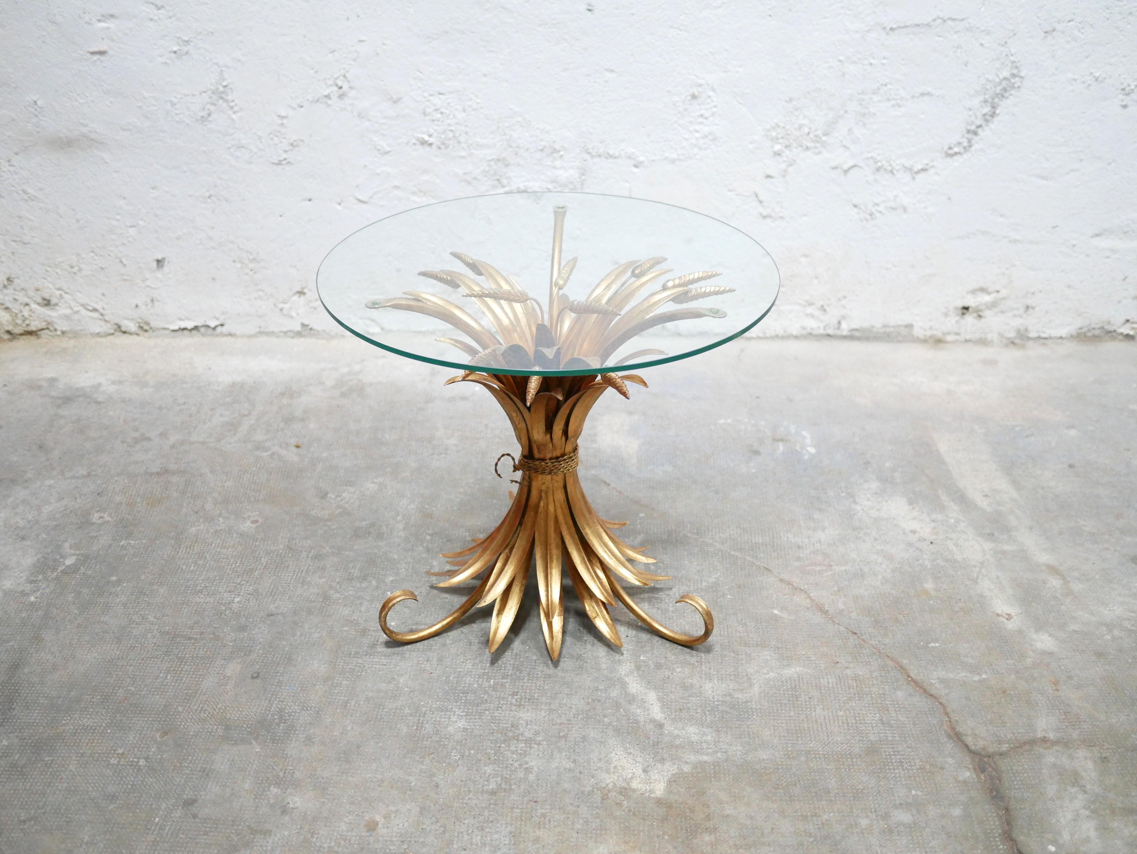 Coco Chanel vintage wheat sheaf side table 9