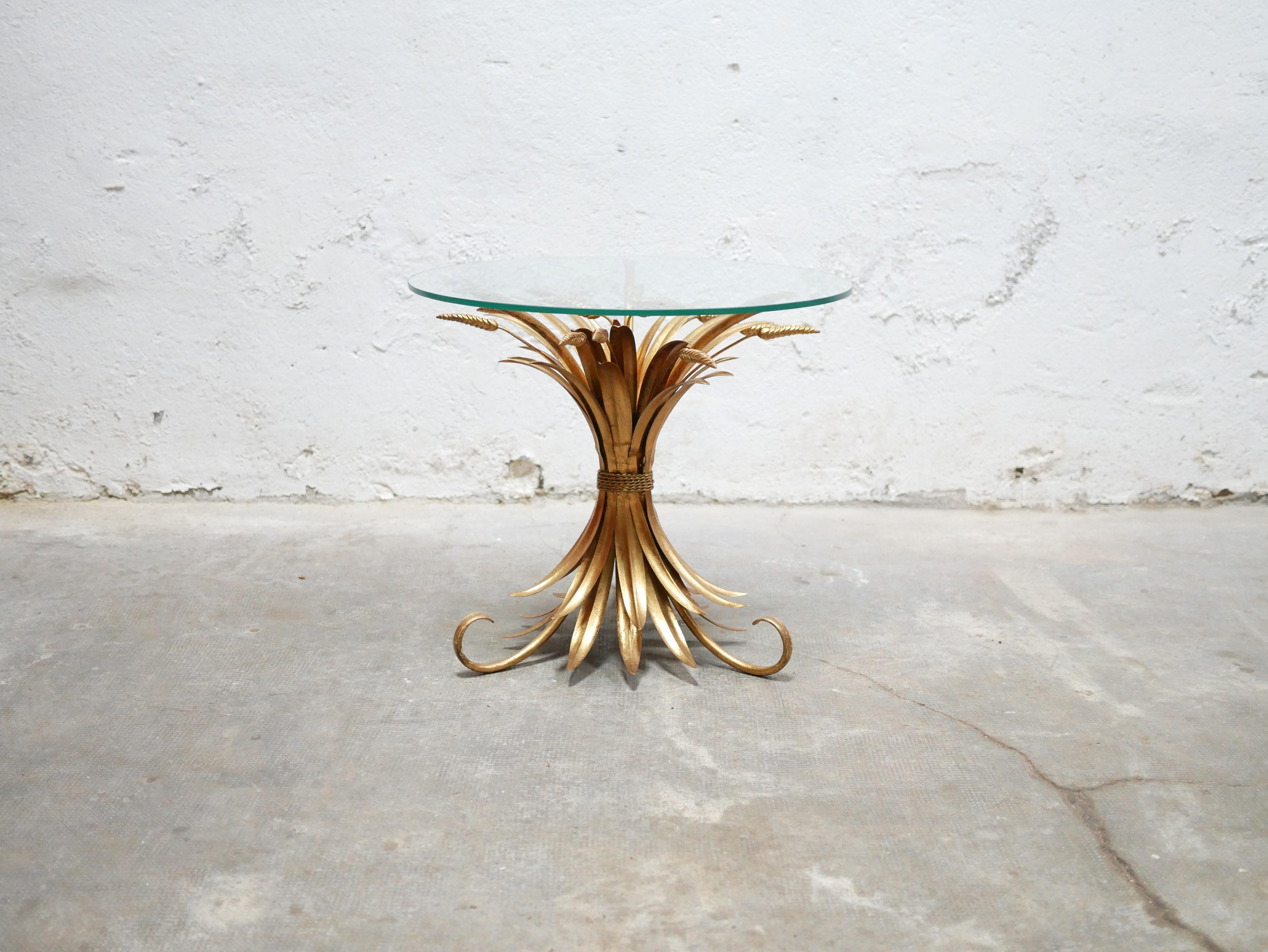 Coco Chanel vintage wheat sheaf side table In Good Condition In AIGNAN, FR