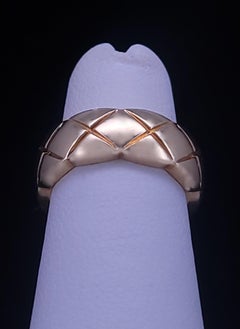 Coco Crush Ring quilted motif, 18K Yellow Gold