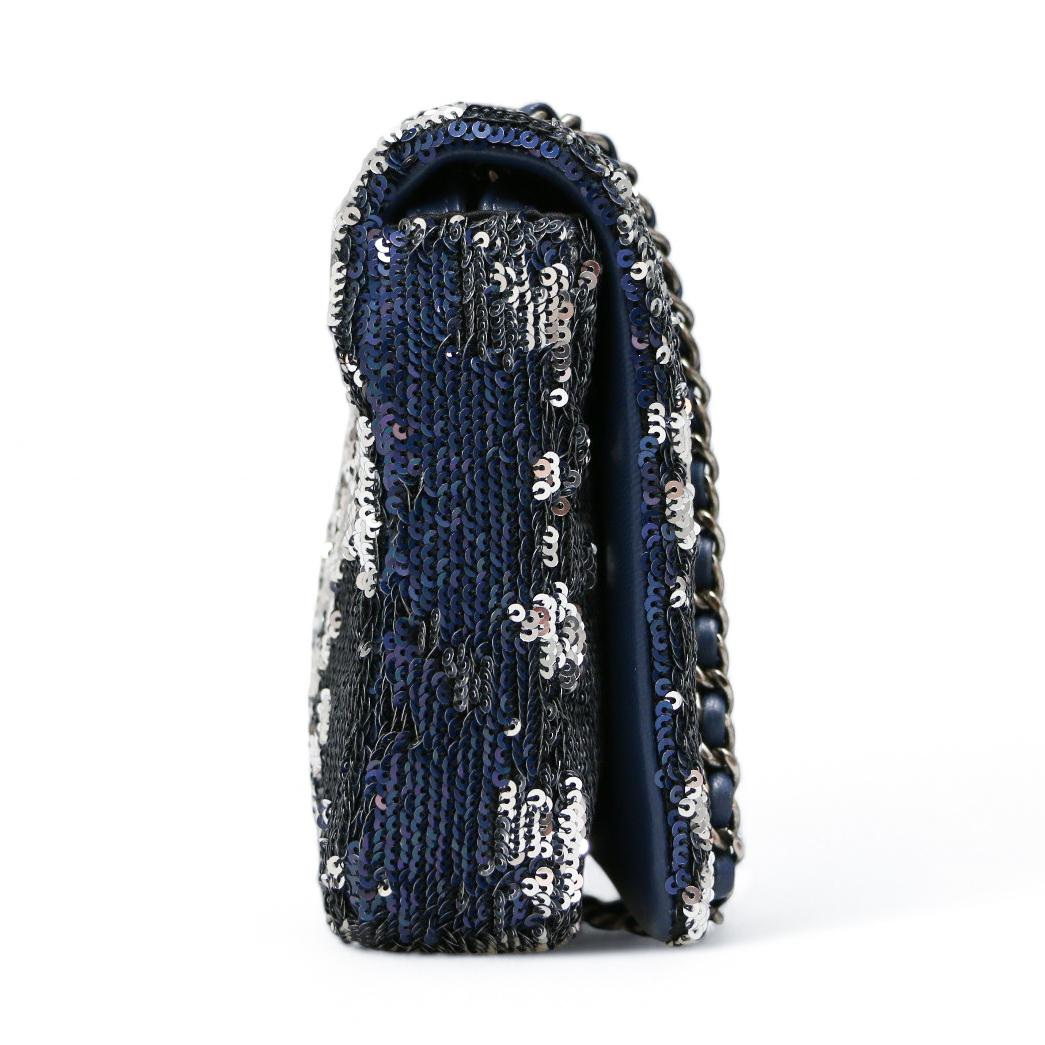Black Coco Cuba Chanel Sequin Bag For Sale