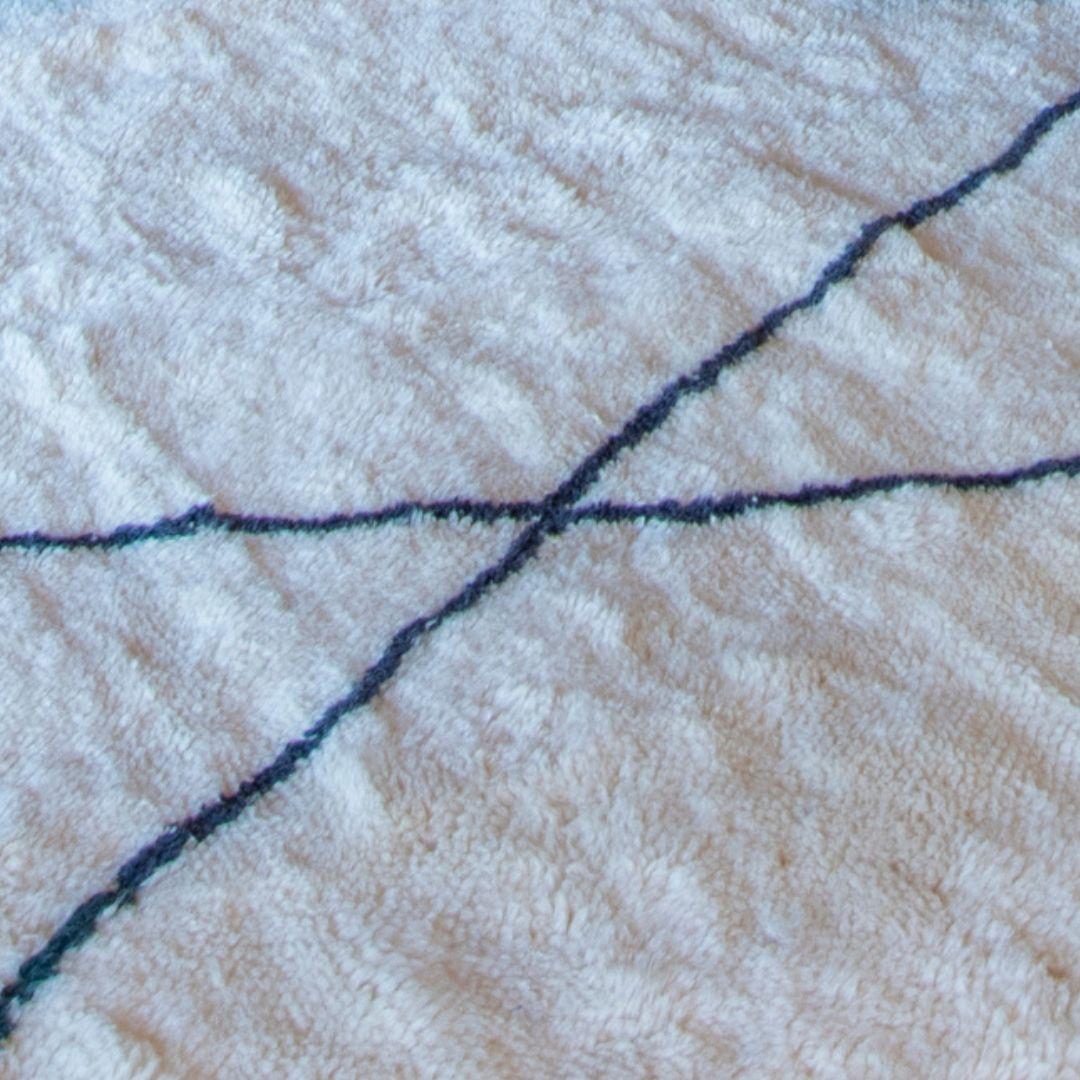 Woven COCO Custom Berber Wool Rug Modern Handwoven Large Minimalist Contemporary For Sale