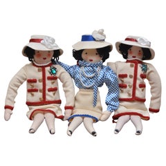 Coco Mademoiselle Chanel  3 Doll's  Designed By Karl Lagerfeld 2010